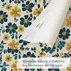 Boho-Tischsets 45x30 cm Leinen Blumen Abwischbar Set 4 Produktbild-Vorschau 6