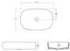 Isvea INFINITY OVAL Aufsatzwaschbecken, 55x36cm, Rosa Produktbild-Vorschau 4