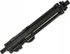 A black metal easel is shown folded and lying diagonally on a white background. Podgląd zdjęcia produktu