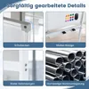 COSTWAY Mobiles Whiteboard mit Ständer 120x90cm, Produktbild-Vorschau 4
