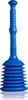 A blue plunger with a ribbed handle and a bellows-like suction cup is shown against a white background. Náhľad obrázku produktu