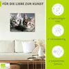 ARTland Leinwandbild Katze Größe: 60x45 cm Produktbild-Vorschau 2