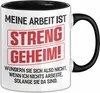 Büro Meine Arbeit Ist Streng Geheim Tasse Geschenk Lustiger Produktbild-Vorschau 1