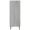 vidaXL Sideboard Grau Sonoma 34,5x32,5x90 cm Holzwerkstoff Produktbild-Vorschau 6