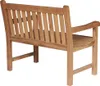 Gartenbank Windsor Teakholz 100 cm breit, elegante Teak Produktbild-Vorschau 5