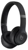 A black pair of Beats Solo4 wireless headphones is shown against a white background.