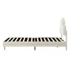 Side view of a bed frame with a headboard. Náhľad obrázku produktu