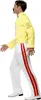 A man wearing a Queen Freddie Mercury costume, shown from the side. Produktbild-Vorschau