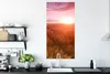 MuchoWow® Poster Wiese - Sonne - Abend - Landschaft 60x120 Produktbild-Vorschau 3