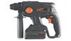 A cordless rotary hammer drill with a battery pack attached, shown against a white background. Produktbild-Vorschau