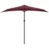 vidaXL Balkonový slunečník Aluminium Mast Bordeaux Red Náhled obrázku produktu 3