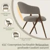 Lot de 4 Chaises de Salle à Manger Vintage,Dossier Voir les images du produit 5