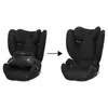 Two car seats shown side-by-side with an arrow indicating a transition. Produktbild-Vorschau