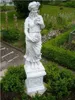 Schöne Skulptur Jahreszeit Frühling auf Sockel Set aus Produktbild-Vorschau 2