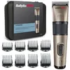 A set of Babyliss Pro clippers and accessories, including a storage case and multiple comb attachments, displayed against a white background. Produktbild-Vorschau