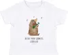 Mr. & Mrs. Panda Babyshirt Bär Lied 0. - 6. Monat - Weiß - Produktbild-Vorschau 1