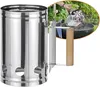 Premium Anzündkamin aus galvanisiertem Stahl für Holzkohle  Produktbild-Vorschau 3