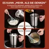 2L Messbecher Edelstahl mit Griff und Ausgießlippe,BPA Frei Produktbild-Vorschau 4