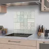 DEQORI Küchenrückwand Glas 60x60 cm 'Fliesenpoesie' Produktbild-Vorschau 2