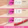 ValueMax 3-in-1 Handtacker Set mit 2000 Klammern, Rosa Produktbild-Vorschau 3