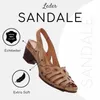 Gemini Damen Sandale braun Größe 37 Produktbild-Vorschau 5
