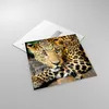 Bilder auf glas - Tiere gefährlich wilde katze - 70x70cm - Produktbild-Vorschau 2