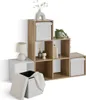 Pouf pieghevole mix n modul 31x31 cm bouclette bianco - 5 Anteprima dell’immagine prodotto 11