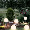7er Set LED Solarkugel weiß, Erdspieß, DxH 10x38 cm Produktbild-Vorschau 8