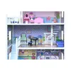 4iQ Große Holzpuppenhaus JULIA 84x34,5x124 cm mit Zubehör Produktbild-Vorschau 9