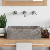 vidaXL Waschbecken 45x30x12 cm Marmor Hochglanz-Grau Produktbild-Vorschau 2