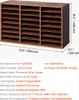 SucceBuy Holz-Literatur-Organizer mit 24 Fächern und Produktbild-Vorschau 7