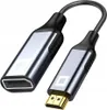 A product shot of an HDMI to DisplayPort adapter cable against a white background. Anteprima dell’immagine prodotto