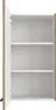 An open kitchen cabinet with three shelves. Produktbild-Vorschau