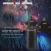 Two sheriffs in the background, with fireworks and abstract digital lines in the background. A walkie-talkie is in the foreground. Produktbild-Vorschau