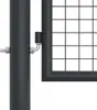 vidaXL Síťová zahradní brána z pozinkované oceli 400 x 125 Náhled obrázku produktu 4
