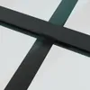 vidaXL Innentür 76x201,5 cm Schwarz Mattglas und Aluminium Produktbild-Vorschau 6
