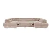 KSHOMECONCEPT Wohnlandschaft GUSTAW U mit Schlaffunktion Produktbild-Vorschau 3