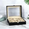 Černý box na hodinky na 10 kusů hodinek Organizér na 10 ks Náhľad obrázku produktu 7
