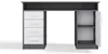Bureau ADA, antracietwit, 125 cm, met 4 lades. Inclusief Productafbeelding-voorbeeld 8