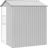 vidaXL Cage à oiseaux Gris 215 x 210 x 247 cm Acier Voir les images du produit 5