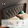 Letto imbottito Flieks 180x200cm con USB e Type-C, letto Anteprima dell’immagine prodotto 7