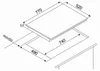 Backofen Herd Kochfeld Schwarz Glaskeramik 77cm Einbau Produktbild-Vorschau 7