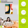 ARTland Leinwandbild Abstrakt Midcentury Modern Shapes 1 Produktbild-Vorschau 3
