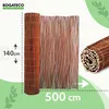 BOGATECO Weidenmatte Sichtschutz Zaun aus Holz | 140 cm Produktbild-Vorschau 2
