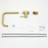 Wasserhahn Küche Hoher Auslauf L-Form, 360° Drehbar Produktbild-Vorschau 5