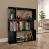 vidaXL Regál na knihy / rozdělovač místností černý 80x24x96 Náhled obrázku produktu 2