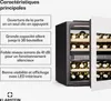 Klarstein Rhone 36 Duo Cave à Vin - 36 Bouteilles, 2 Zones, Voir les images du produit 2