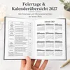 Taschenkalender 2027 A6 - Kalender 1 Woche 2 Seiten mit Produktbild-Vorschau 5