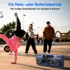 MEDION P66538 Kassettenrecorder (Retro Ghettoblaster mit Produktbild-Vorschau 5