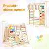 COSTWAY 8 in 1 Klettergerüst Holz, Klappbares Produktbild-Vorschau 3